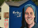 Mural of Sister Clare Crockett in the Brandywell.