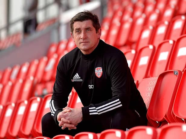 Declan Devine, Derry City manager.