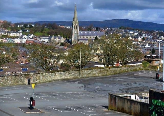 The car park at Bishop Street.