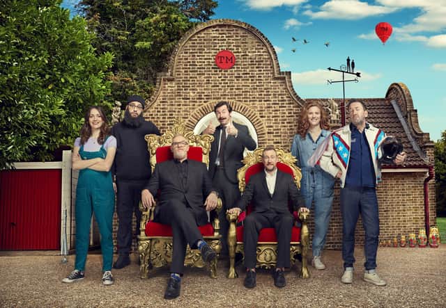 Charlotte Ritchie, Jamali Maddix, Greg Davies, Mike Wozniak, Alex Horne, Sarah Kendall and Lee Mack