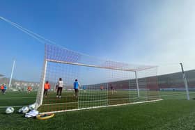 Derry City players pictured during pre-season training. Picture courtesy of Kevin Morrison/Event Images & Video