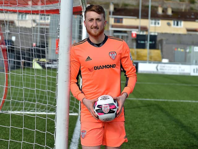 Derry City goalkeeper Nathan Gartside.