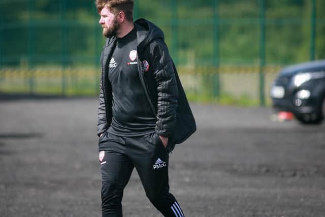 Paddy McCourt has embraced Derry City's change in direction as Candy Stripes place a bigger emphasis on its Academy  this season.