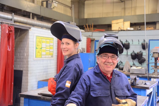 Stefanie Seitlinger from Engelsberg, Germany, who was on an exchange visit to Ireland back in 2018 with Erasmus+ pictured with North West Regional College lecturer Gerry Burke.