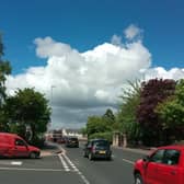 The busy Buncrana Road.