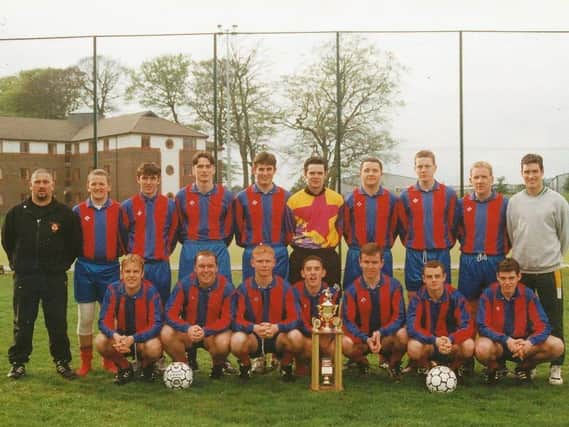 The Magee University team which won the Irish Universities' League title in 1997, the only time in history the Derry college claimed the prestigious title.