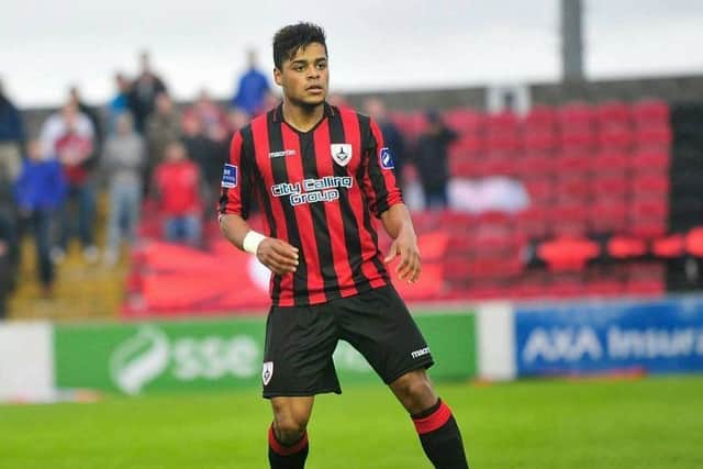 Kaleem pictured while playing for Longford Town in the League of Ireland Premier Division.