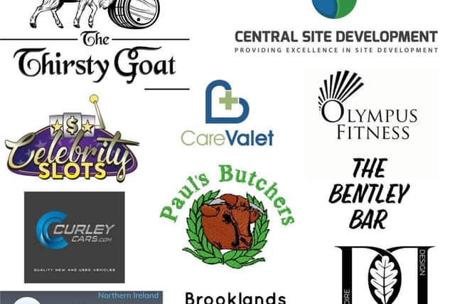 Some of Connor Coyle's sponsors.