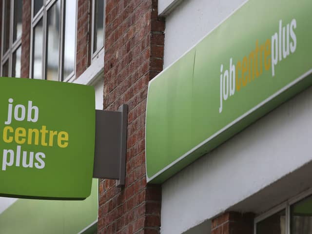 File photo dated 17/02/16 of a Job Centre Plus in London. The number of UK workers on payrolls dropped slightly last month and has fallen by 819,000 between February and November due to the impact of the coronavirus pandemic, the Office for National Statistics said.