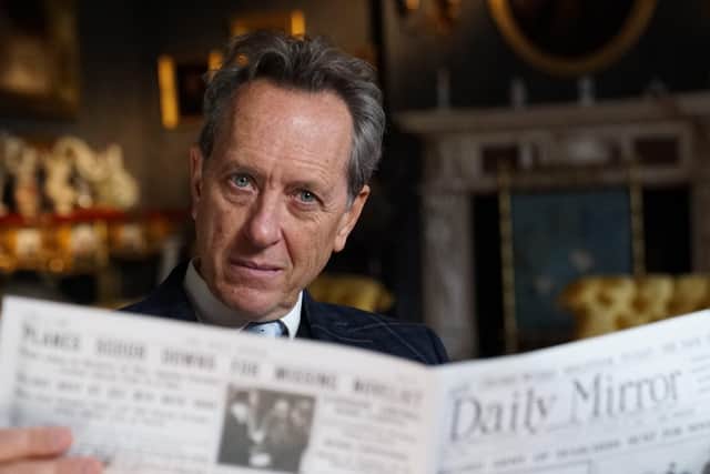 The documentary is presented by Richard E Grant