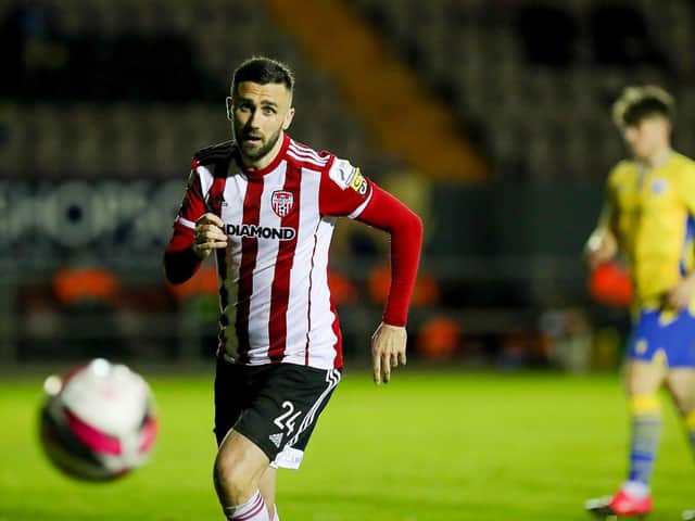 Danny Lafferty can't wait to get back to action at Brandywell after 10 years on the road. Picture by Kevin Moore (Maiden City Images)