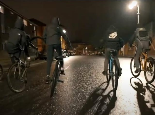 A still from a new Gasyard Wall Féile film made with local young people from Youth First in the Bogside this week.
