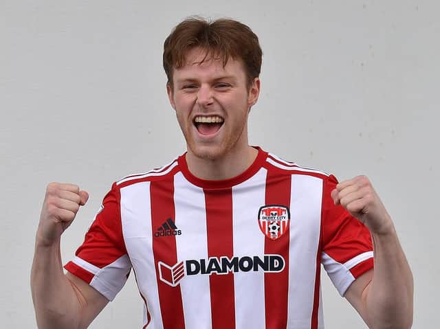 Cameron McJannet scored his first goal for Derry City, in Saturday night's loss to Waterford.