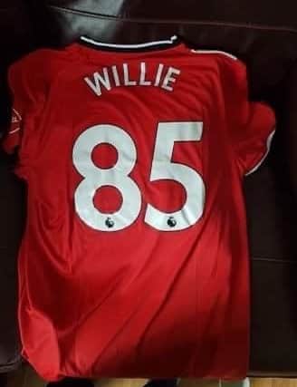 Chris will wear a special Southampton F.C. jersey during the walk. His grandfather Willie was a big supporter of the team.