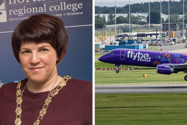Airporter director Jennifer McKeever said the collapse of Flybe is terrible news.