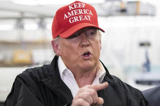 US President Donald Trump