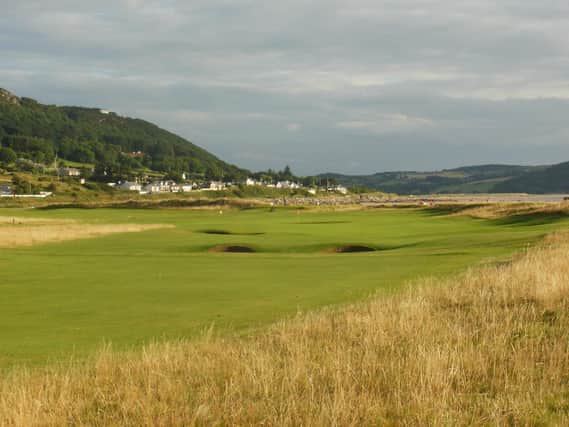A view of the second hole at North West Golf Club.