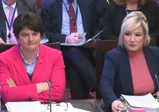 Arlene Foster and Michelle O'Neill
