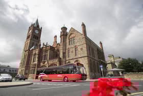Bus services in Derry.