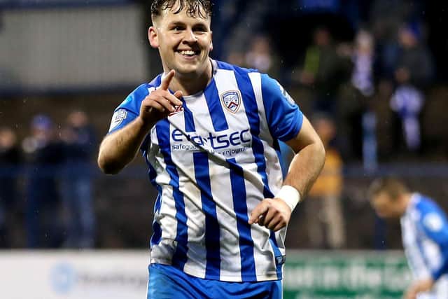 Coleraine midfielder Ben Doherty