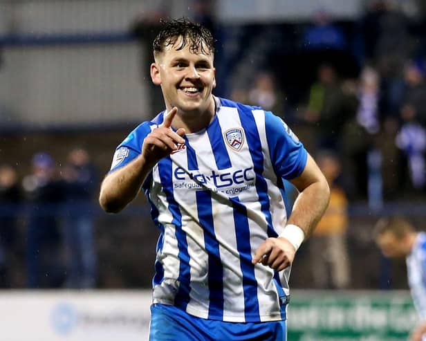 Coleraine midfielder Ben Doherty