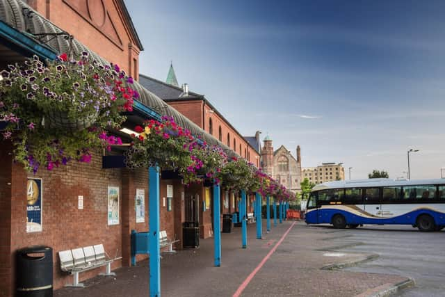 Foyle Street bus depot.