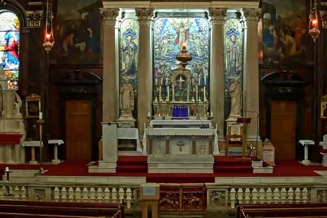The stunning Long Tower St Columba's Church in Derry is among the churches in the Derry Diocese from which Masses will be broadcast on the web.