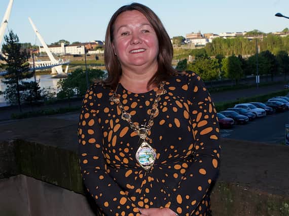 The Mayor of Derry and Strabane, Michaela Boyle.