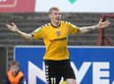 Derry City's James McClean celebrates scoring at Bohemians.