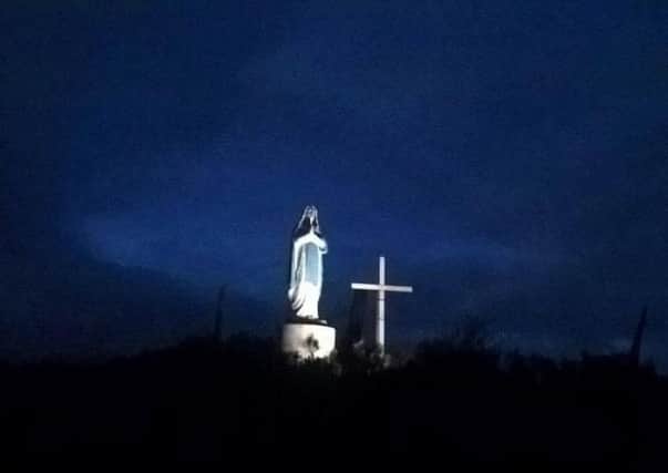 Statue of the Virgin Mary.