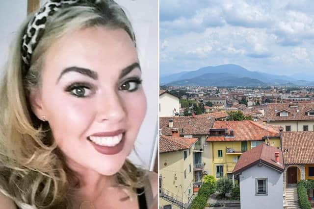 Fionnuala Ní Chraiftigh is in lockdown in Bergamo.