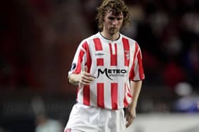 Derry City's Paddy McCourt.