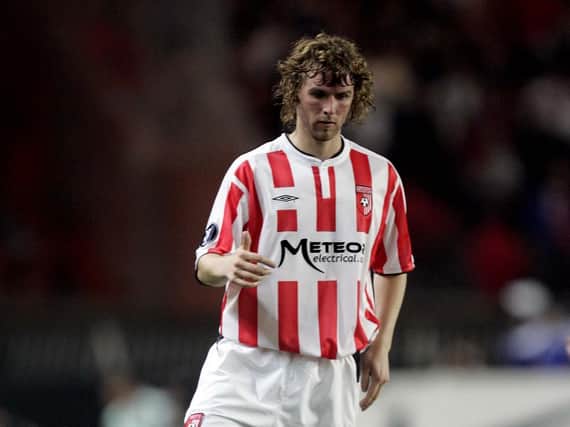Derry City's Paddy McCourt.