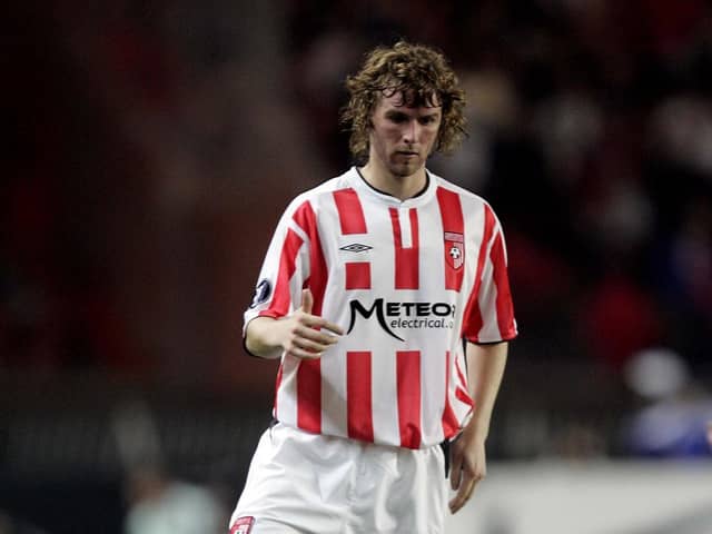 Derry City's Paddy McCourt.
