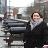 Communities Minister Deirdre Hargey pictured recently on the Derry Walls.