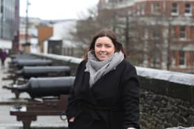 Communities Minister Deirdre Hargey pictured recently on the Derry Walls.