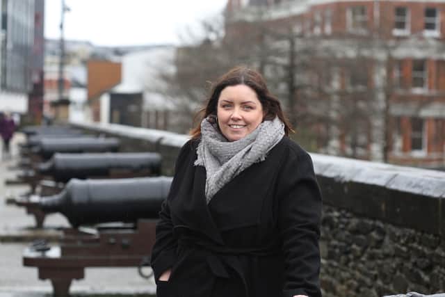 Communities Minister Deirdre Hargey pictured recently on the Derry Walls.