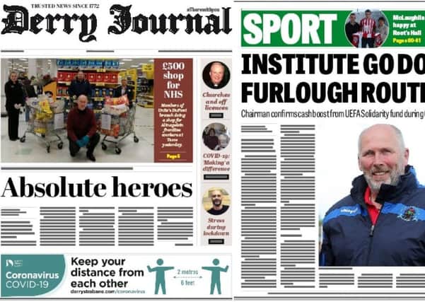 Today's Derry Journal.