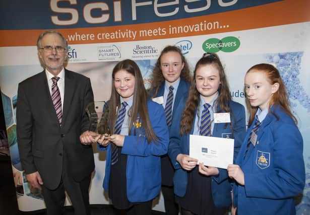 St. Mary's College, winners of the 2019 Physics award  at the SciFest North West awards last year.