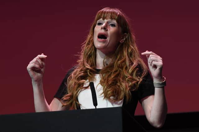 Angela Rayner, new deputy leader, pictured at a hustings event in Glasgow in February. Picture John Devlin.