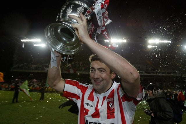 Peter Hutton (Centre-Back): Pizza was coming to an end of what was a great Derry City career. He was great to me and all the young players coming through and his advice was invaluable. His calmness and ability on the ball at the back was superb.