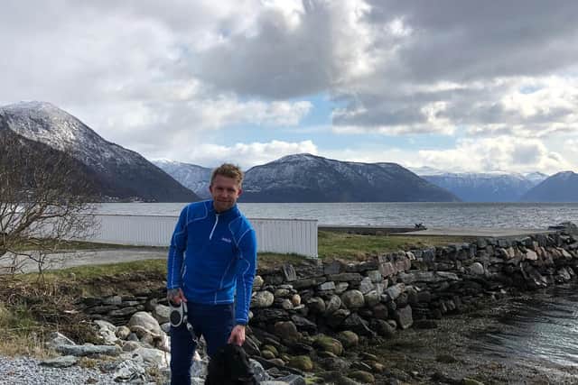 Tim Nilsen has been making the most of Norway's beautiful scenery during lockdown.