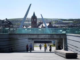 Footfall in Derry and Strabane council area is down 80 per cent, according to data from Google.