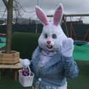 The Easter Bunny has been visiting children across Galliagh.