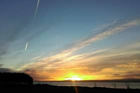 Spring sunrise over Lough Foyle