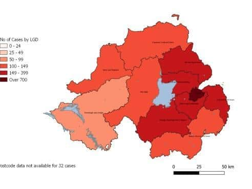 There have been 2,338 confirmed cases of COVID-19 in Northern Ireland.