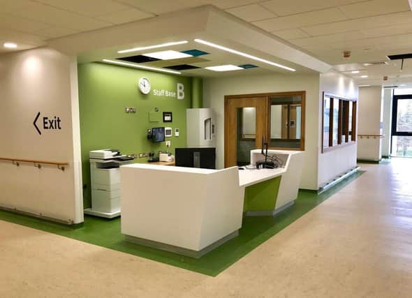 A nurses’ station in one of the new wards at  Altnagelvin Hospital’s North Wing.