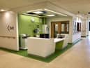 A nurses’ station in one of the new wards at  Altnagelvin Hospital’s North Wing.