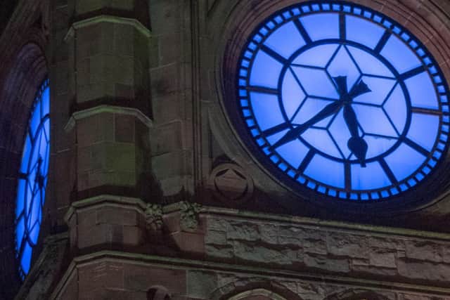 Guildhall clock to light up in solidarity with domestic abuse victims.