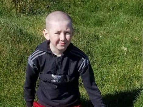 Conor spent five days in the children's ward after he was diagnosed with appendicitis